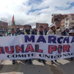 Comienza desde Patacamaya la marcha evista rumbo a La Paz